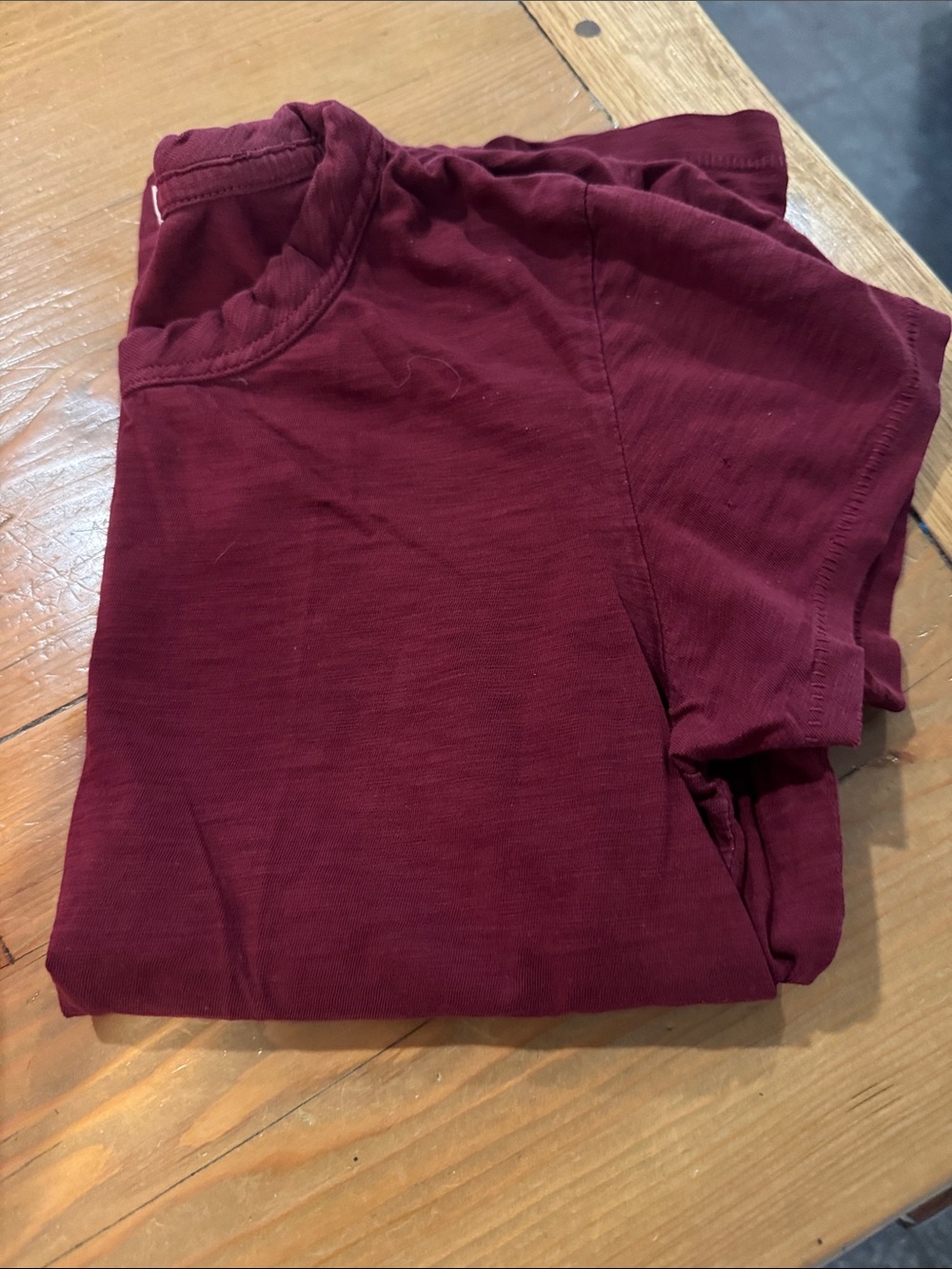 rag & bone Women's Crewneck Tee in Wine